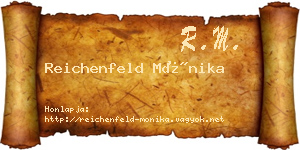 Reichenfeld Mónika névjegykártya